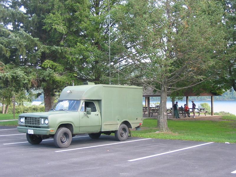 KW1I M886 at Beltzville State Park.jpg - KW1I's M-886 at Beltzville State Park for the NVIS Exercise.